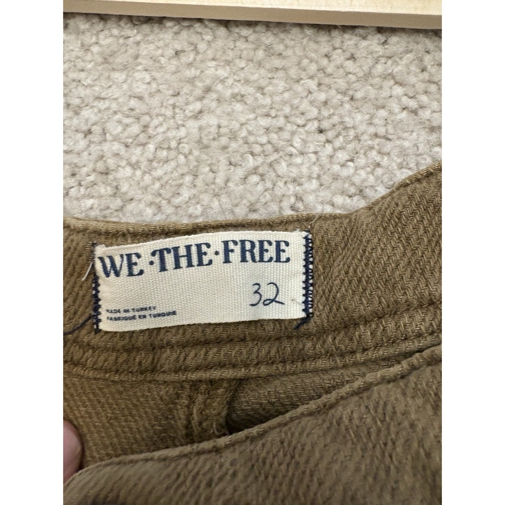 Women's We The Free People Brown Corduroy Wide Leg Pants Size 32 - Picture 2 of 5